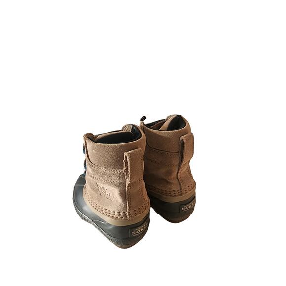Sorel Children's Cheyanne II Strap Khaki Waterproof Boots SZ 8 Weather-Resistant - Picture 7 of 8